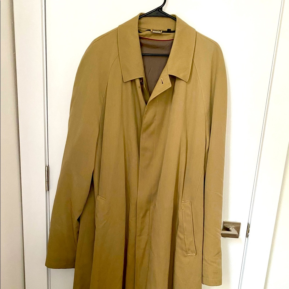 Sanyo Men’s Tan Trench Coat XL